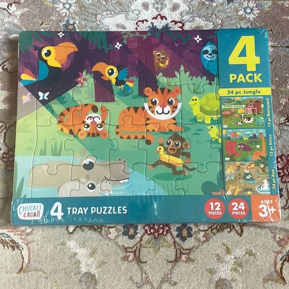 Chuckle & Roar Other - 4 Tray Puzzles